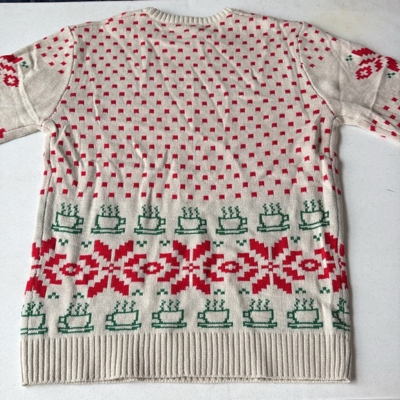 Friends Graphic Logo Ugly Christmas Sweater NWOT  SMALL - Picture 4 of 4